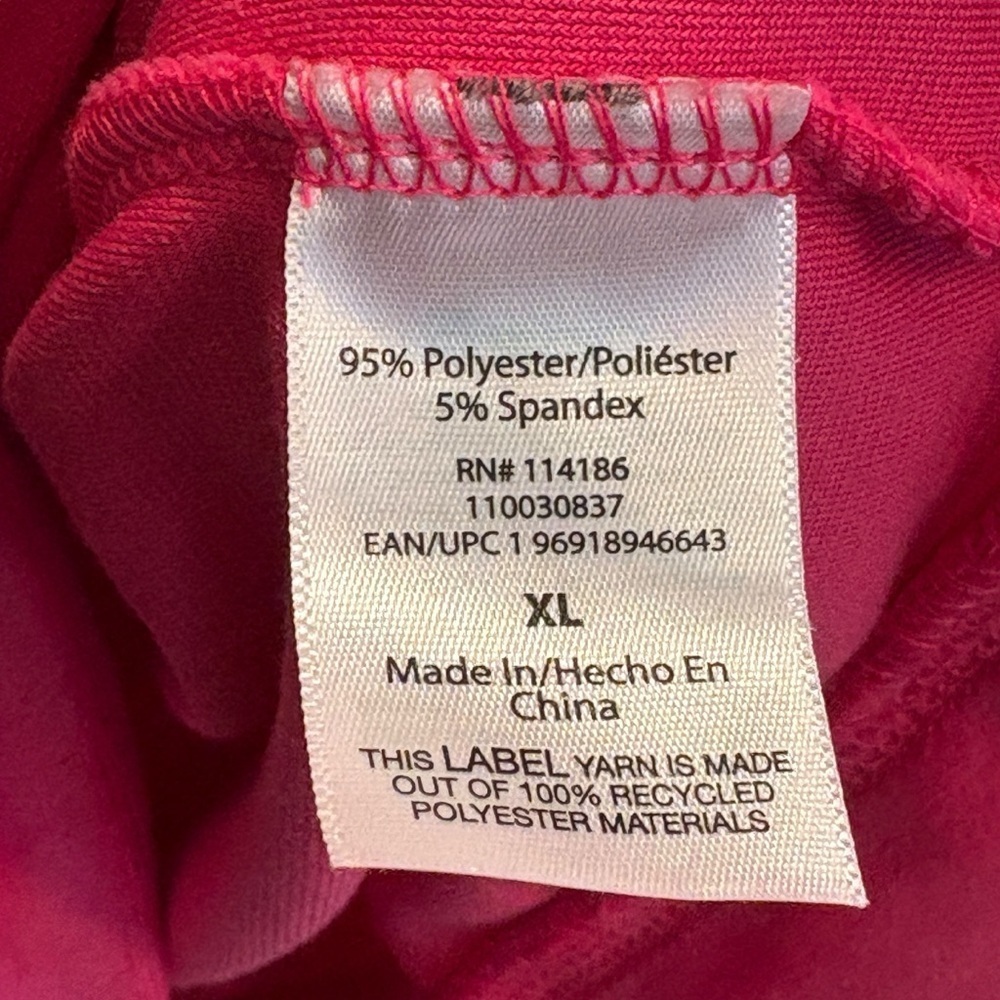 Juicy Couture Velour Pink Sparkle Hoodie Jacket Size XL - Picture 6 of 7